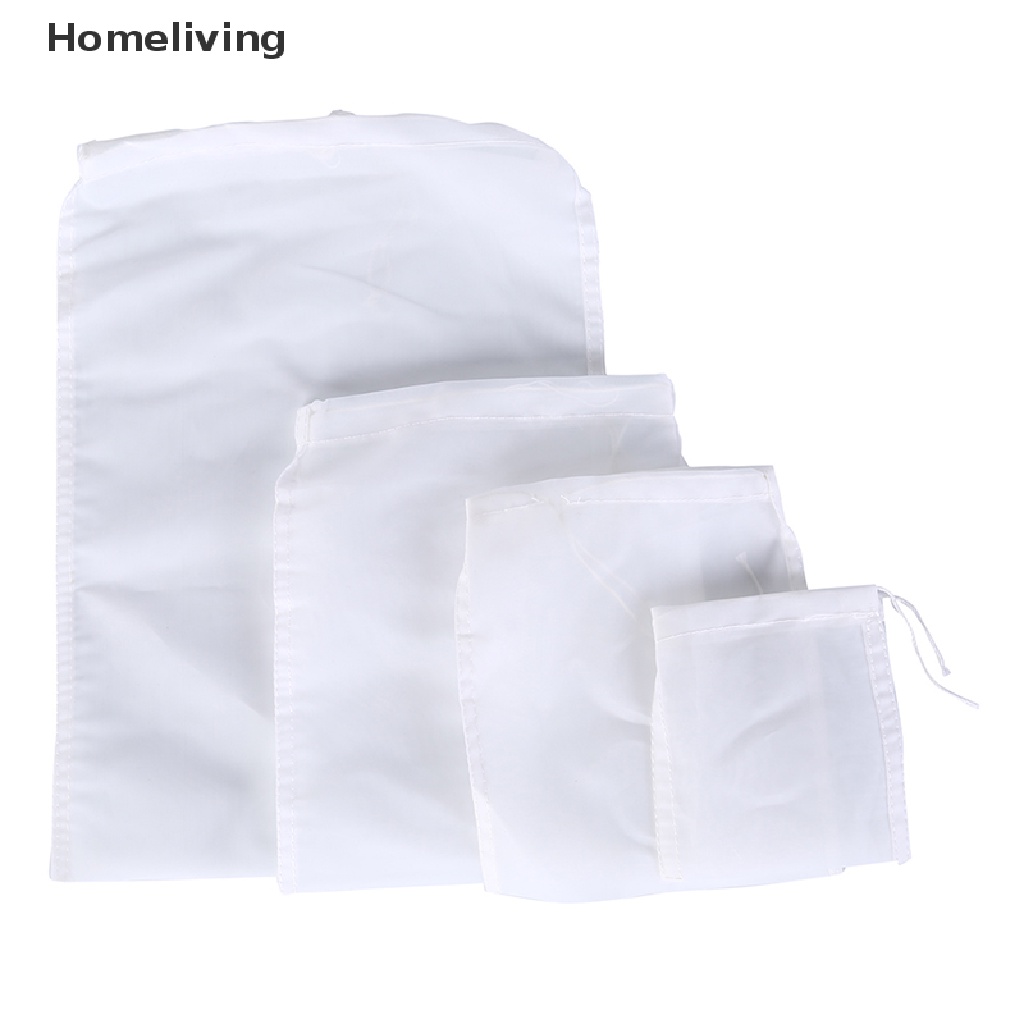 1 Túi Lưới nylon Lọc Rượu Sữa / Trà Sữa / Trái Cây Có Thể Tái Sử Dụng