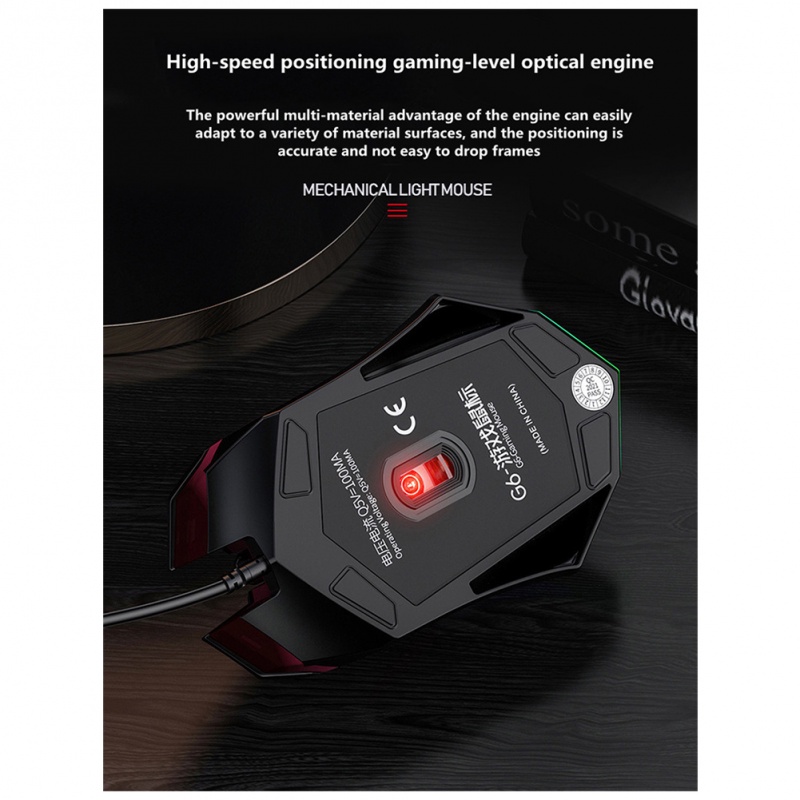 Chuột Chơi Game Có Dây Và Đèn LED