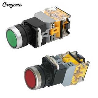 Công tắc nút nhấn khởi động lại 24/220V 22mm LA38-11D