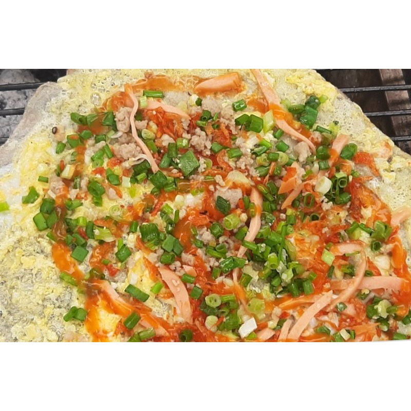 Bánh tráng nướng hành đà lạt