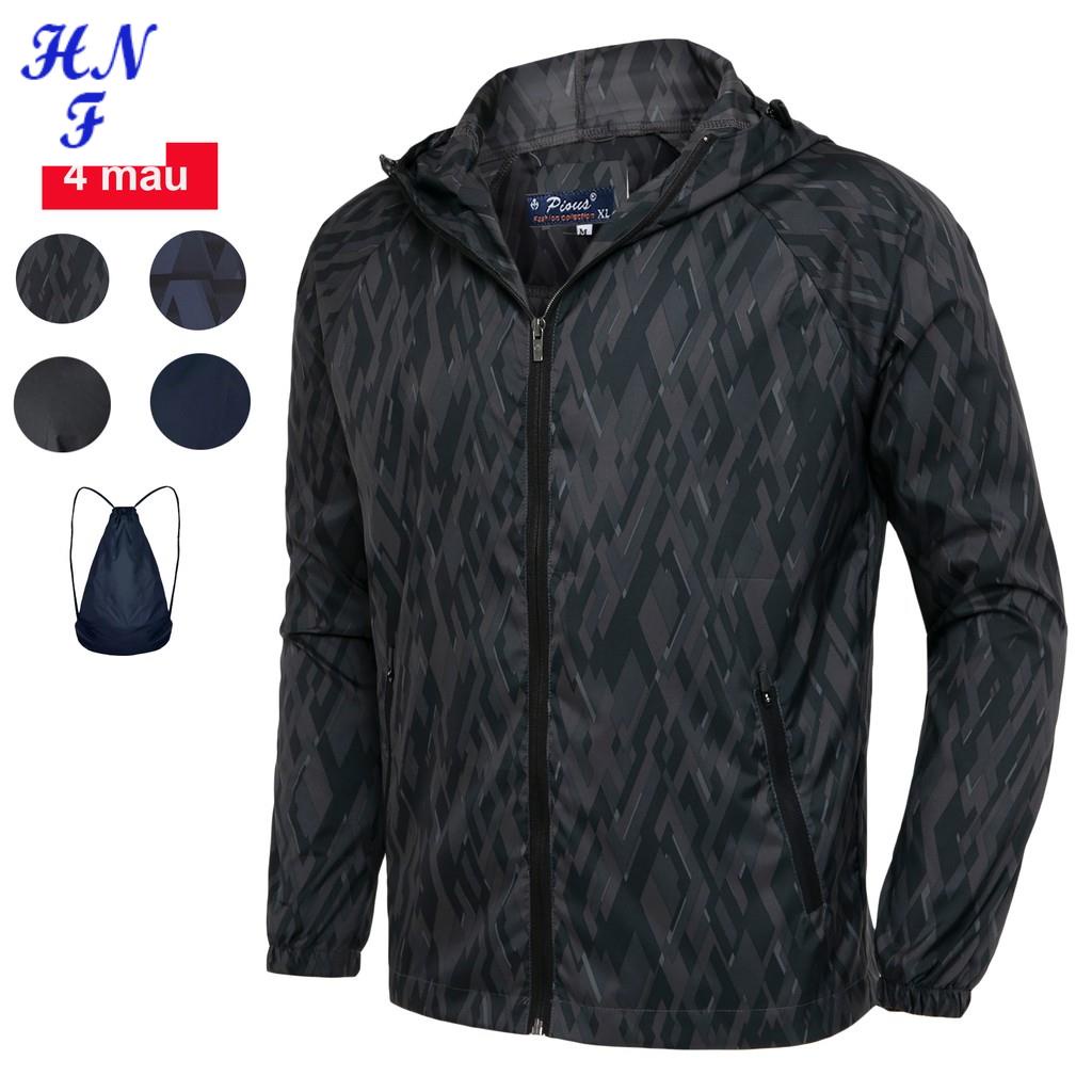 Áo khoác dù chống nắng 2 trong 1 chuyển đổi thành balo chống thấm nước hanoi cao cấp AKBL0404