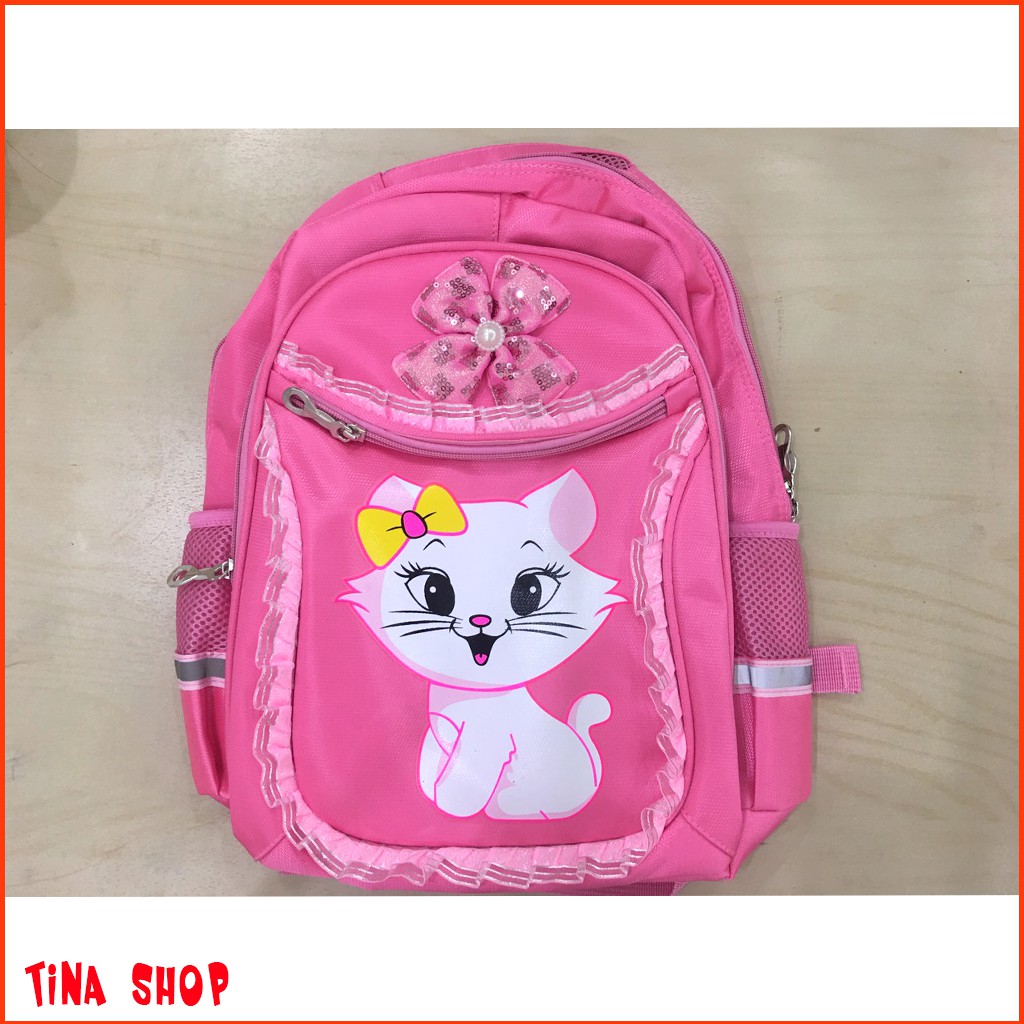 [SỈ LẺ+GIÁ TẬN XƯỞNG] Balo mầu hồng mèo hello kitty đáng yêu dành cho bé gái cấp 1 tiểu học lớp 1 TE11