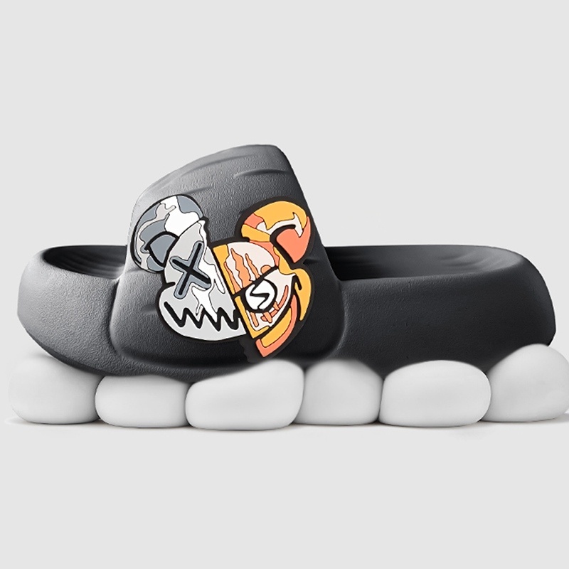 Dép lê, dép bánh mì cho nữ trend 2022 siêu mềm đính hình một bên siêu hot