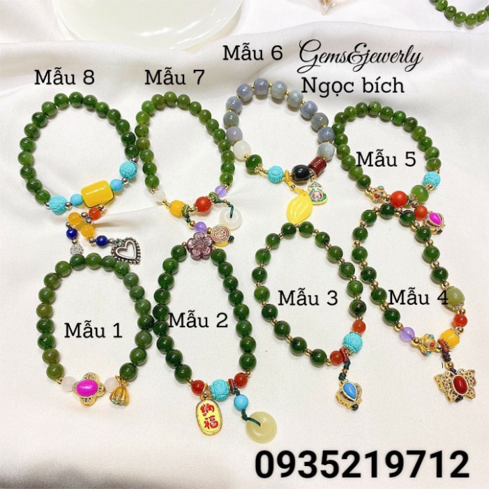 Mẫu new Vòng tay phối nhiều phụ kiện cao cấp khác nhau là biểu tượng của sự may mắn, bình an được nhiều người ưa chuộng