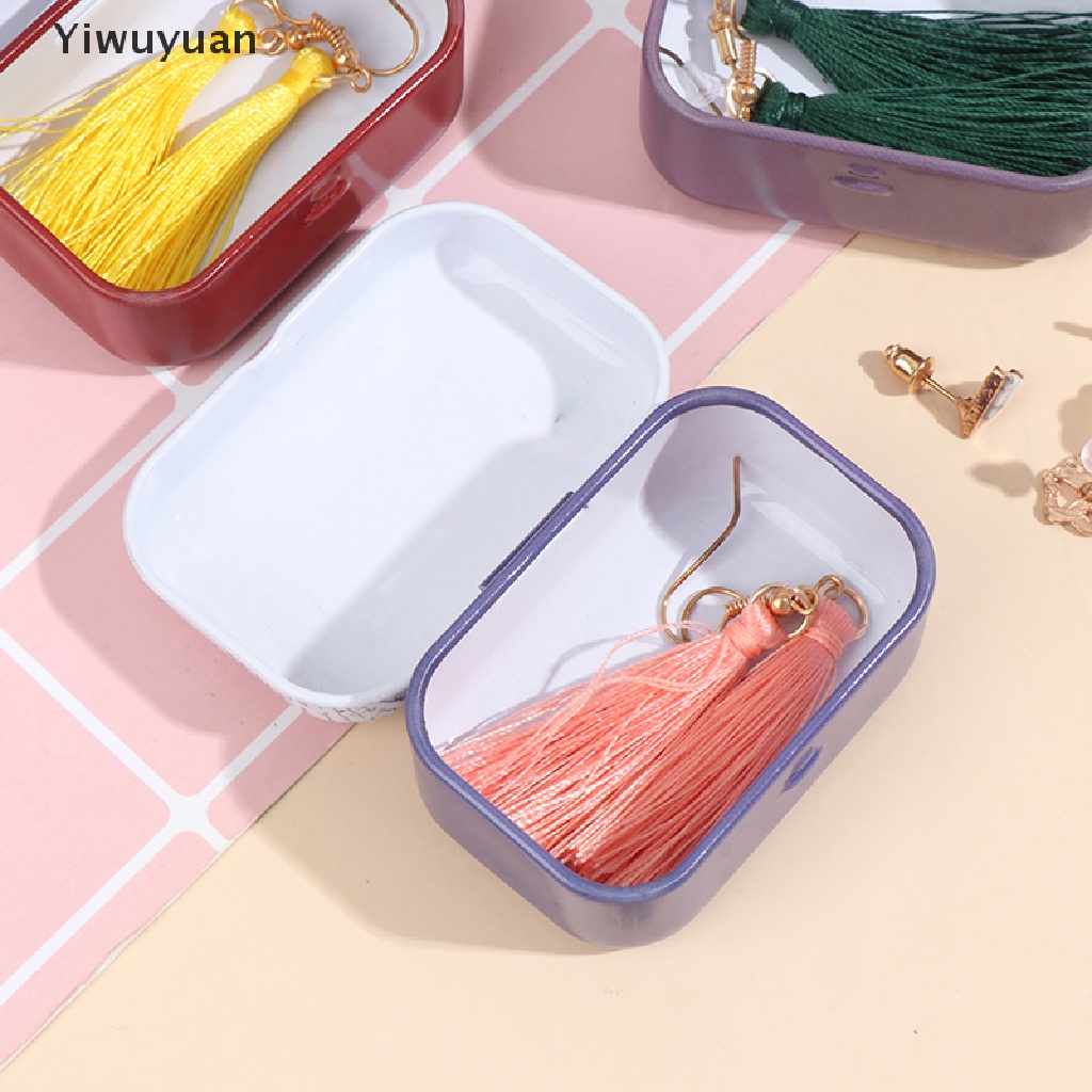 &lt; Yiwuyuan &gt; Hộp Thiếc Mini Đựng Trang Sức / Đồng Xu / Đường