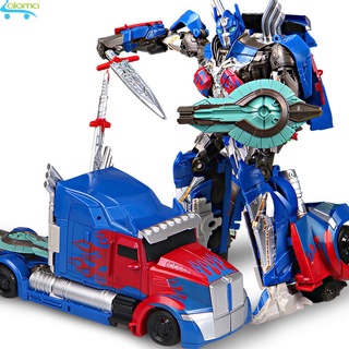 Robot biến hình ôtô Transformer mẫu Optimus Prime 601A có thể lắp ráp thành ô tô hoặc robot sáng tạo