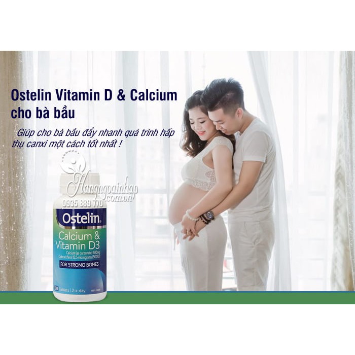 OSTELIN VITAMIN D & CALCIUM CHO BÀ BẦU 130 VIÊN CỦA ÚC