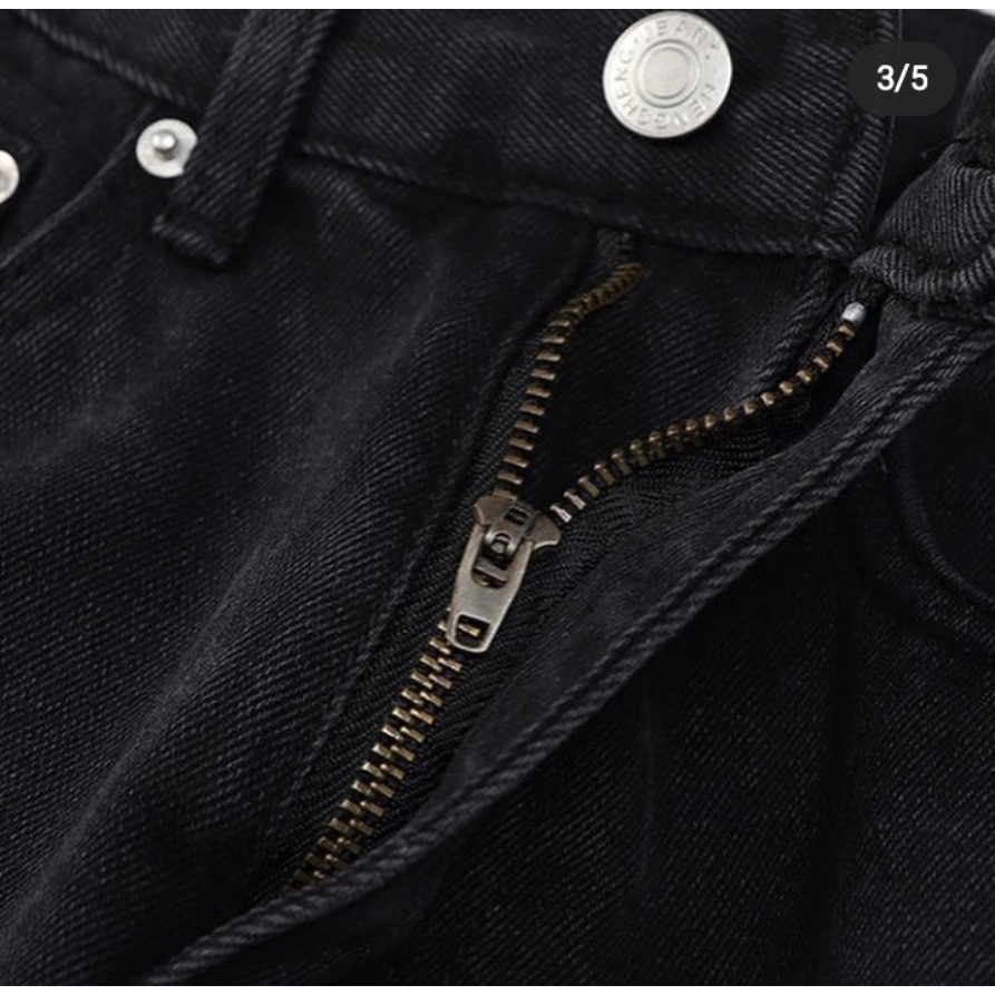 [ VỨT VỨT VỨT!!! ] QUẦN JEAN ỐNG RỘNG NỮ LƯNG CAO MÀU ĐEN CỰC CÁ TÍNH LAI CUỐN THỜI TRANG NITI