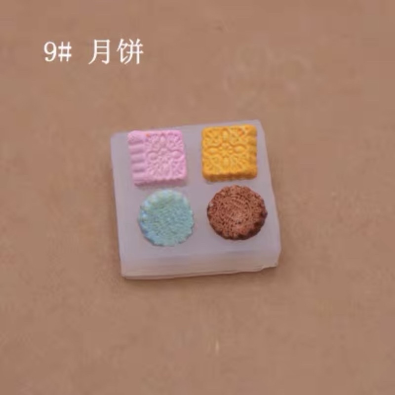 Khuôn bánh trung thu mini làm nails