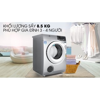 Máy sấy Electrolux 8 kg EDS805KQSA (Miễn phí giao tại HCM-ngoài tỉnh liên hệ shop)