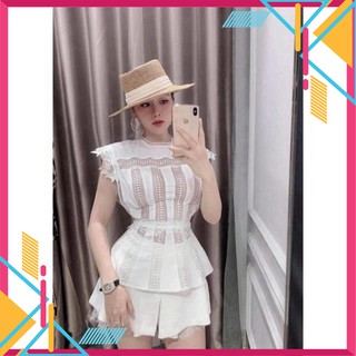 Mũ cói viền cứng rộng mũ cói đi biển gắn ruy băng xếp nếp siêu sang hot hit viền trắng - đen hàng có sẵn