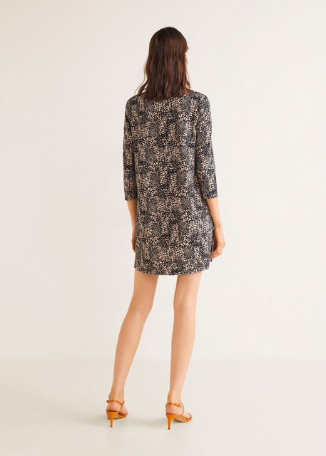 Đầm MNGO suông cổ V tay lỡ xuất dư (2 màu) | BigBuy360 - bigbuy360.vn