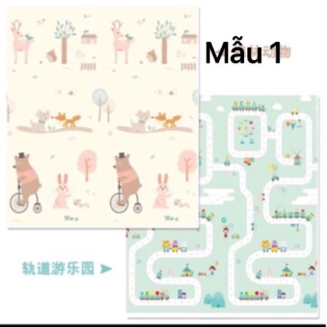 Thảm xốp XPE gấp gọn ( hàng xuất Hàn xịn)