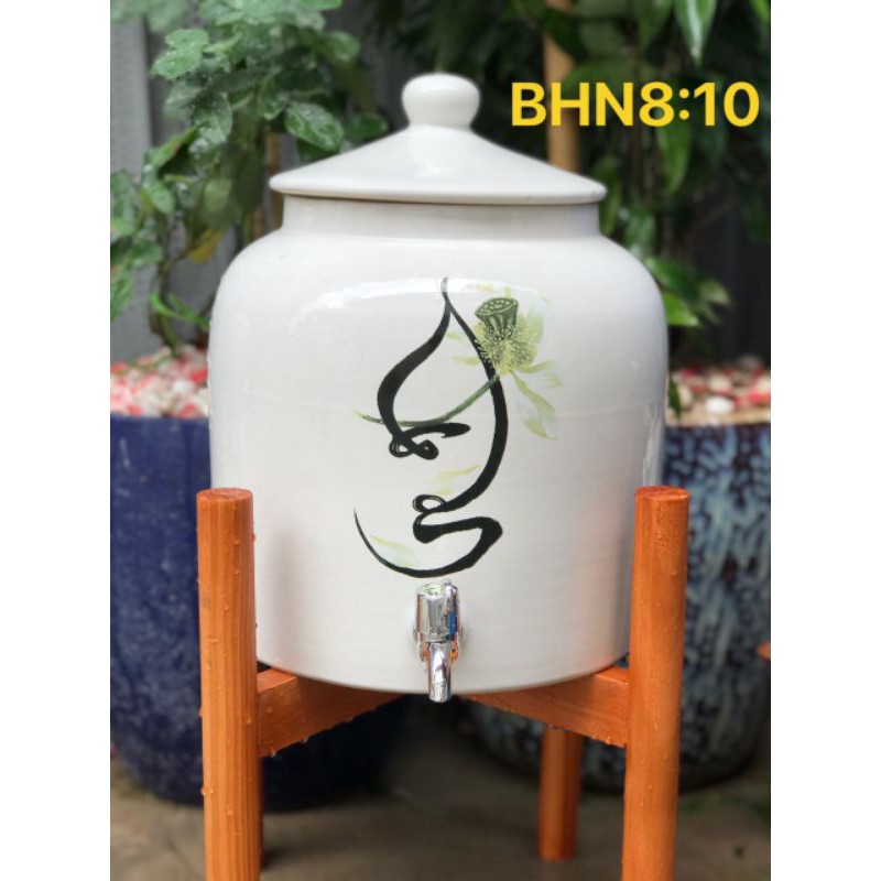 Bình sứ đựng nước Bát Tràng 8 lít và 10 lít(HÀNG CHUẨN ĐẸP LOẠI 1)