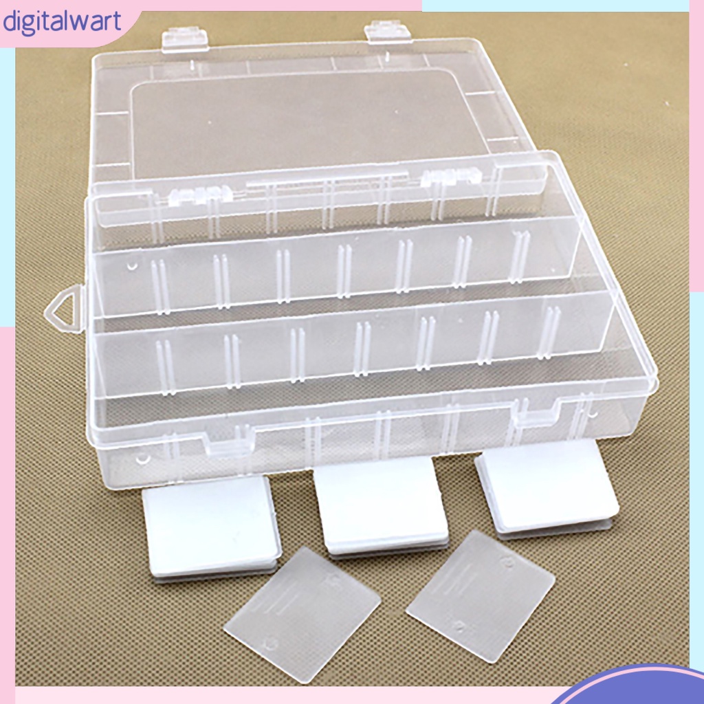 Hộp Nhựa PP Trong Suốt 24 Ngăn Đựng Đồ Thủ Công