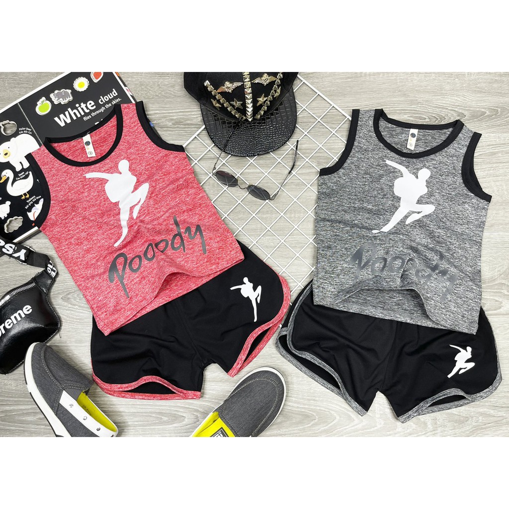 Set thun thể thao POOODY cho bé trai