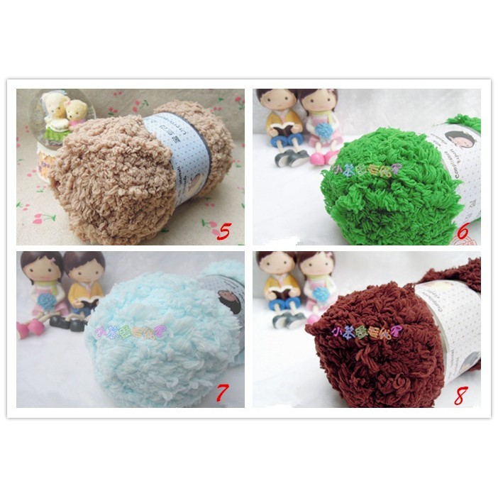 1 Cuộn Len Cotton Mềm Mại Ấm Áp Cho Bé