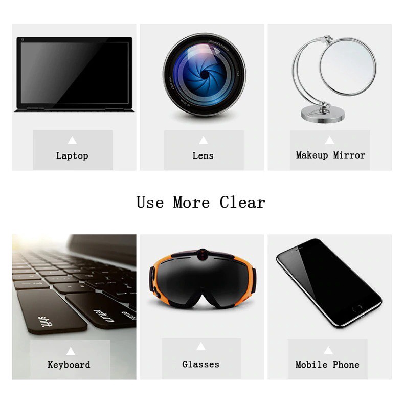 1 Khăn Lau Mắt/Kính Mắt/Kính Mắt Bằng Sợi Vi Sợi Nhiều Màu Sắc