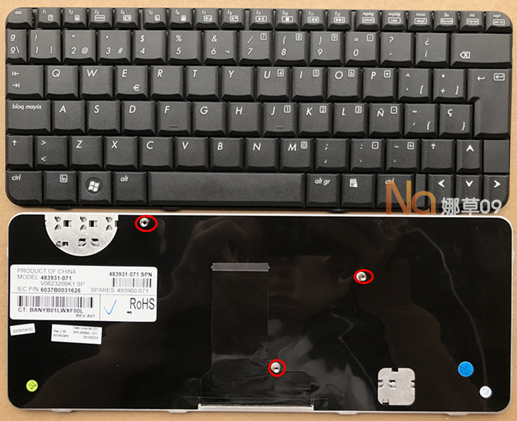Bàn Phím Hewlett-packard Chính Hãng Hp 2230s 2230 Cq20 Lưng | BigBuy360 - bigbuy360.vn