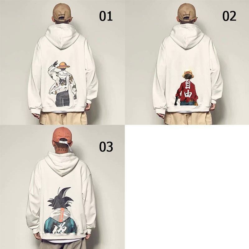 RẺ VÔ ĐỊCH- Áo hoodie in hình nhân vật hoạt hình One Piece - bán chạy nhất