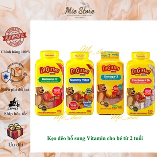 Kẹo gấu dẻo bổ sung vitamin gummy vites lil critters 300 viên mỹ