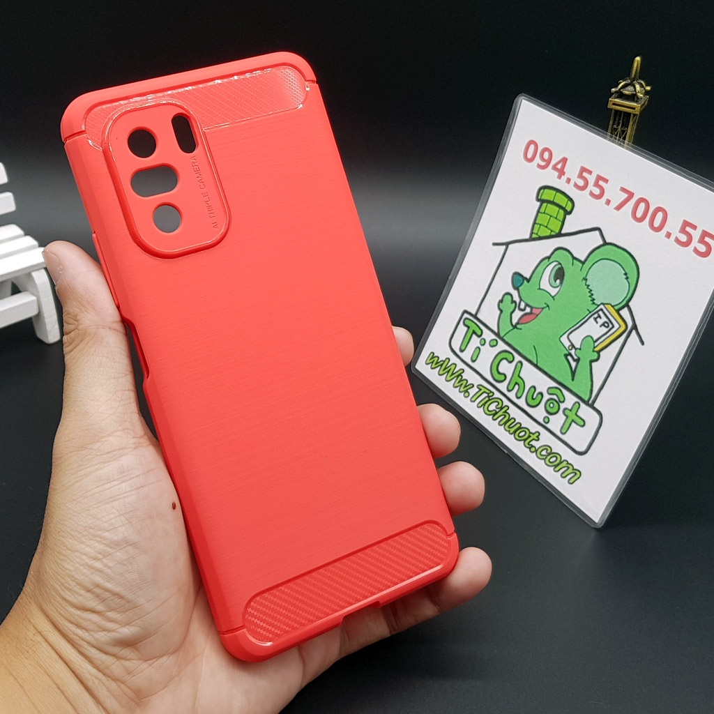 [Ảnh Thật] Ốp Lưng Xiaomi Redmi K40/ Poco F3/ Mi 11i Dẻo Carbon Phay Xước Chống Sốc