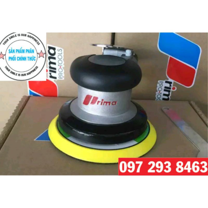 MÁY CHÀ NHÁM HƠI PRIMA CÓ HÚT BỤI ĐẾ 6 INH 150mm