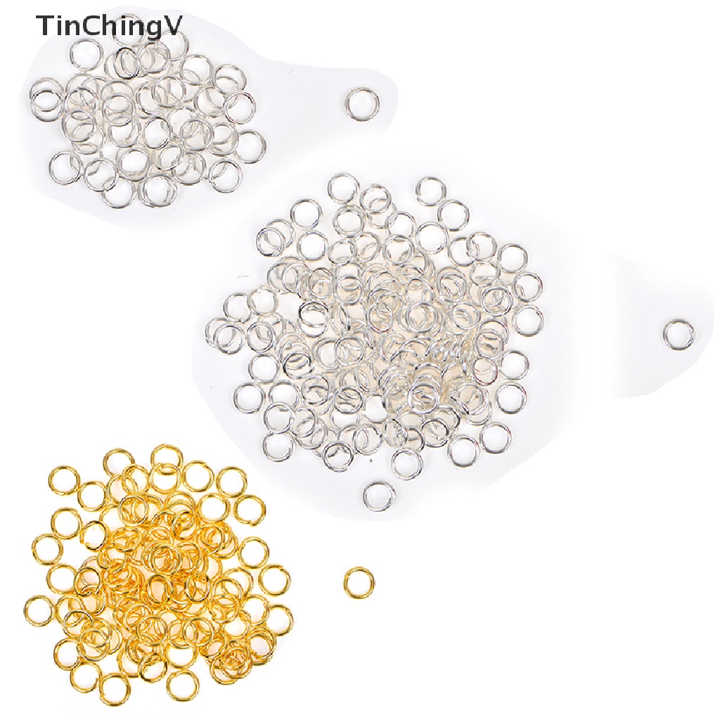 Vòng Nối Mở 3 / 4 / 6mm Màu Vàng / Bạc Làm Trang Sức DIY