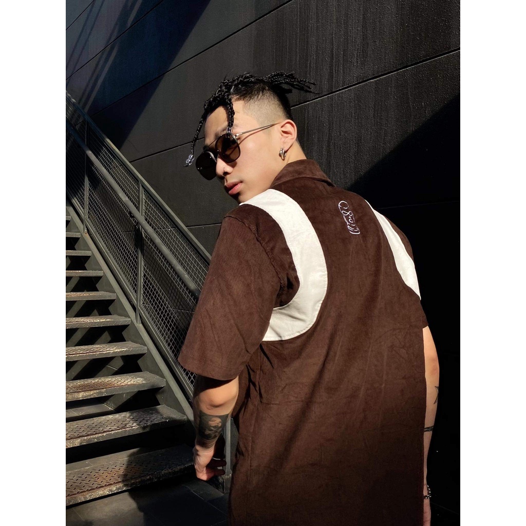 SƠ MI TAY NGẮN NHUNG TĂM-008 | BigBuy360 - bigbuy360.vn