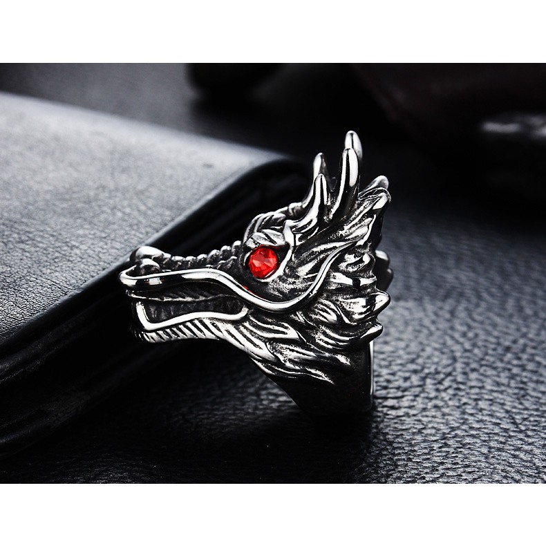Nhẫn Nam Đầu Rồng