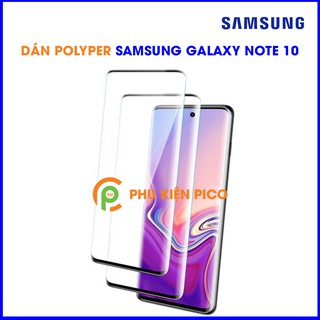 Dán màn hình Samsung Note 10 Polymer Nano 3D - Kính cường lực dẻo Samsung Galaxy Note 10 full viền cong 3D