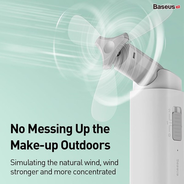 [Mã ELFLASH5 giảm 20K đơn 50K] Quạt Cầm Tay Mini Đa Năng Sạc Dự Phòng Khẩn Cấp Baseus CXZD -B02 | BigBuy360 - bigbuy360.vn