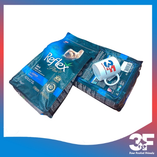 Thức Ăn Hạt Chó Reflex Plus Mini &amp; Breeds Vị Cá Hồi Cho Chó Con Và Chó Nhỏ Bao 3Kg