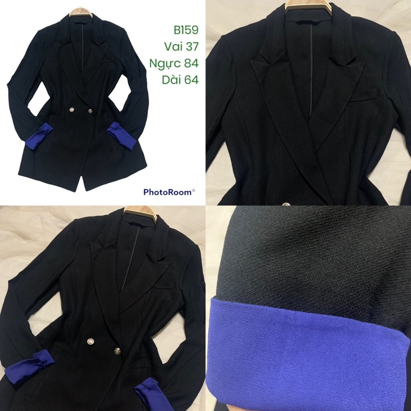 Áo khoác blazer B159 2hand Hàn si tuyển (ảnh thật)