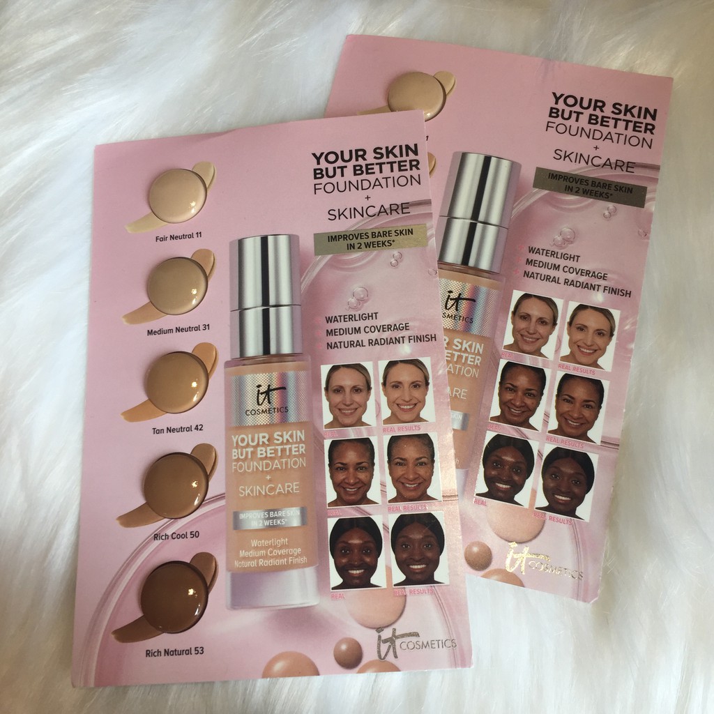 Mẫu thử kem nền IT COSMETICS Your Skin But Better Foundation