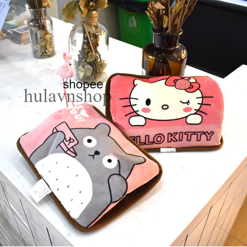 Túi chườm,chườm bầm tím tê buốt chân tay hình doremon kitty totoro
