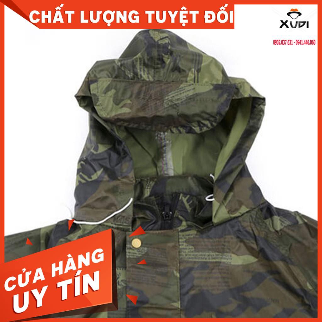 Bộ Áo Mưa Vải Dù Cao Cấp 2 Lớp Size XXL Chống Thấm