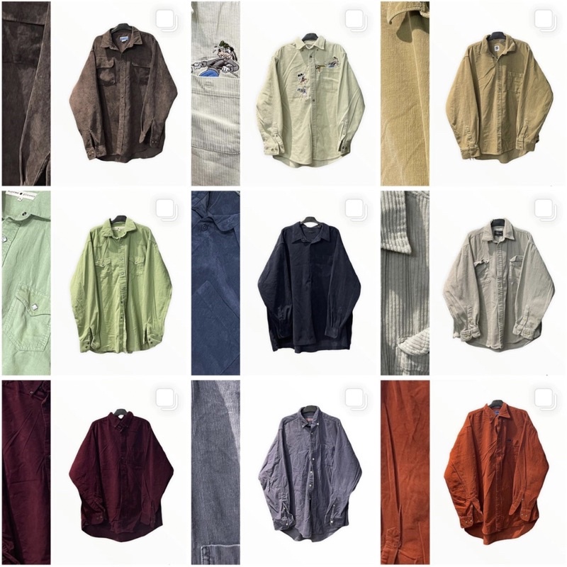 Áo sơ mi nhung tăm