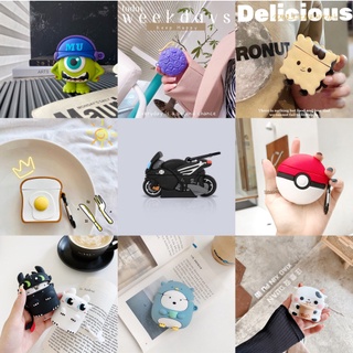 Vỏ bọc silicon bảo vệ hộp sạc tai nghe Airpods 3/ 3 họa tiết quái vật Night Evil độc đáo chống sốc tiện dụng