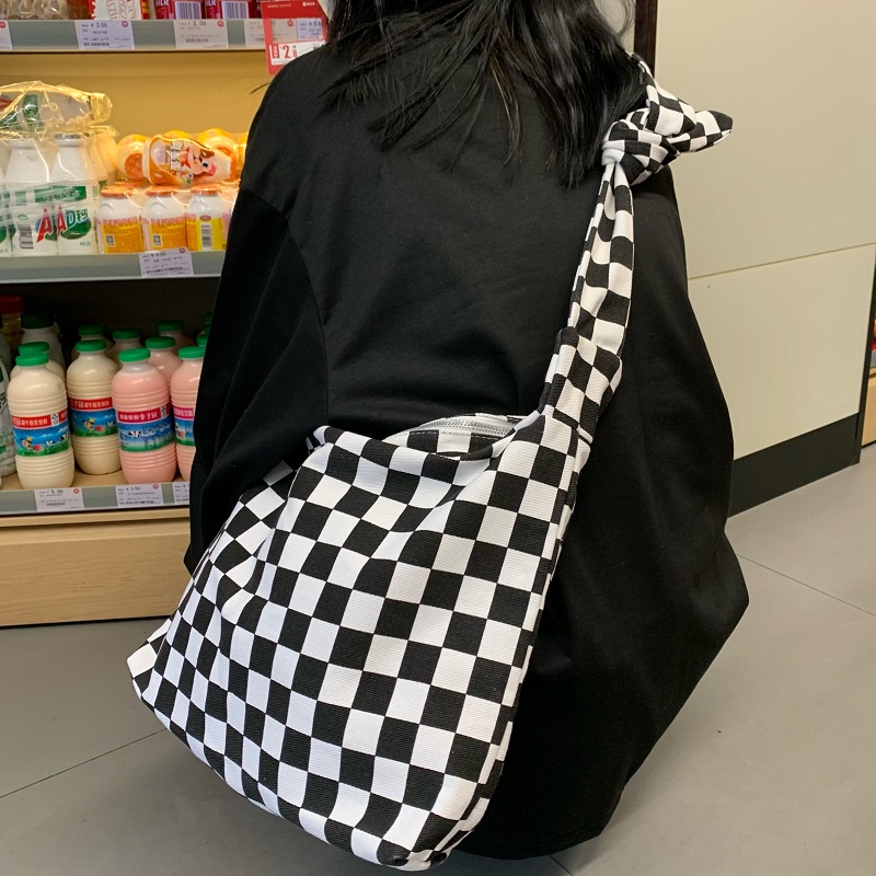 Túi đeo vai bằng vải canvas phong cách đơn giản 19537 | BigBuy360 - bigbuy360.vn