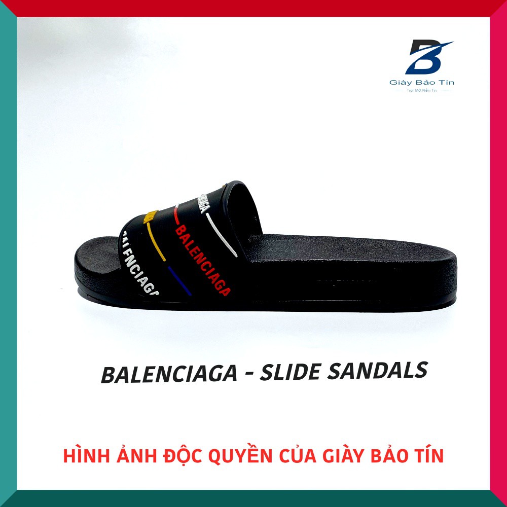 Dép lê nam, dép Balenciaga , quai dép họa tiết in nổi, đế cao su đúc, nhẹ nhàng, êm ái BL 579