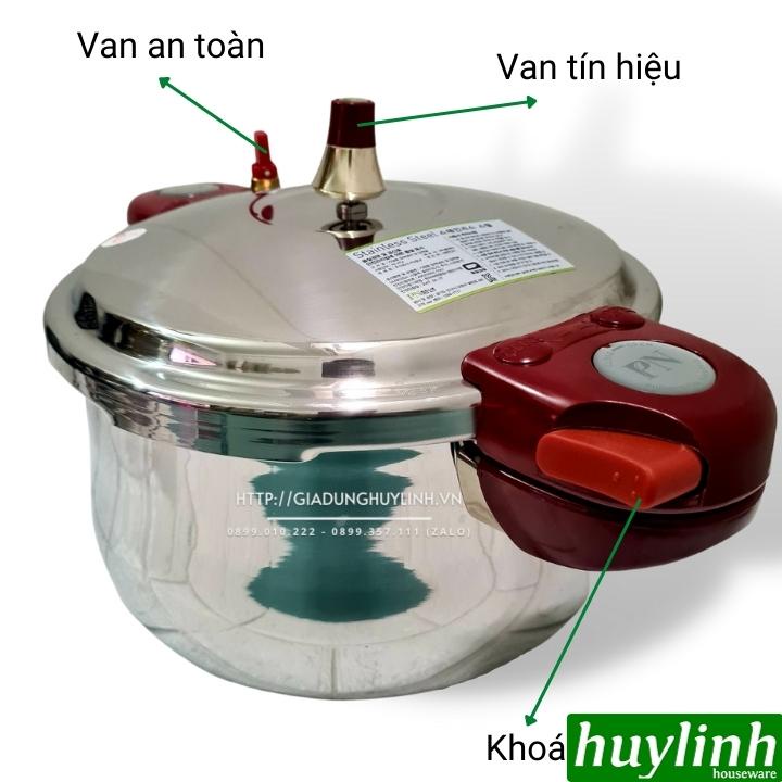 [Mã ELHAMS5 giảm 6% đơn 300K] Nồi áp suất Inox đáy từ PoongNyun BTPC(IH)-20C - 3.5 lít - Made in Hàn Quốc