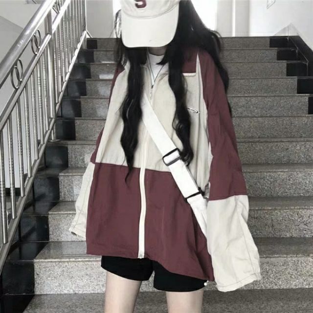 (sẵn, có ảnh thật) Áo khoác dù ulzzang order