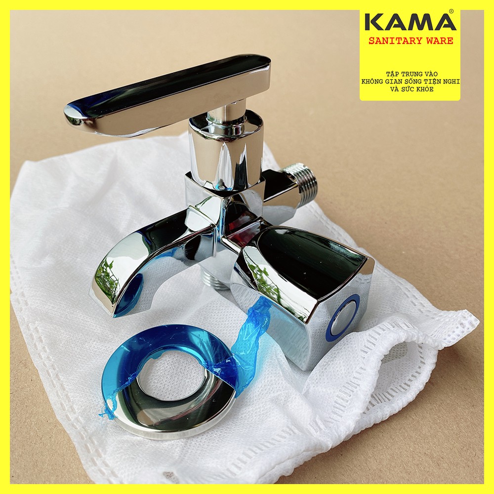 Củ sen tắm vòi hoa sen lạnh hợp kim mạ crome sáng đẹp, mẫu mới của KAMA.