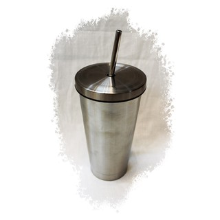 Ly giữ nhiệt 500ml kèm ống hút inox