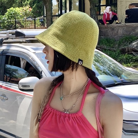 Nón Tai Bèo Vành Rộng Chống Nắng Mùa Hè Thoáng Khí Phong Cách Nhật Bản Mới Cho Nữ
