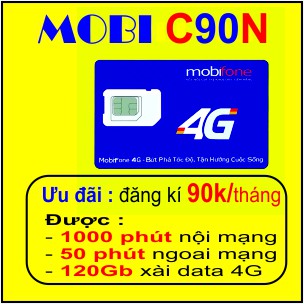 Sim C90N sài mạng thả ga