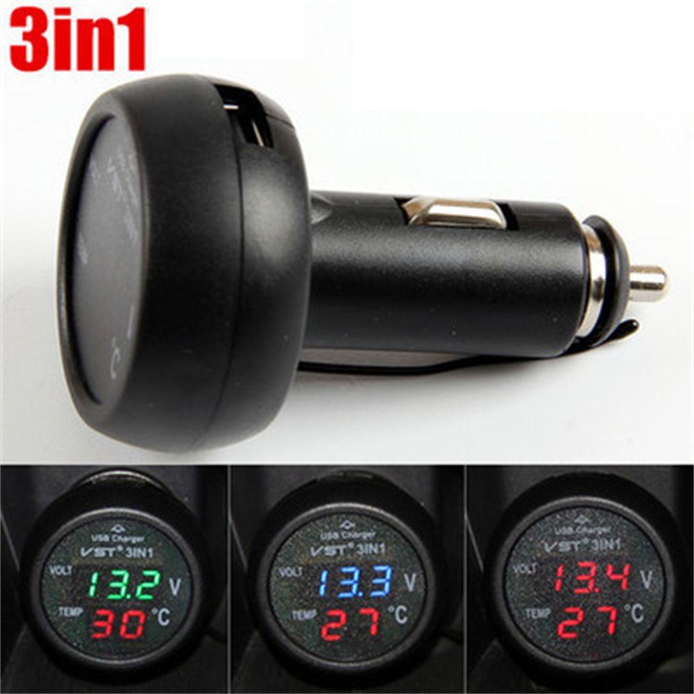 Thiết Bị Sạc Pin Màn Hình LED Kỹ Thuật Số SHOUKEY Cho Xe Hơi