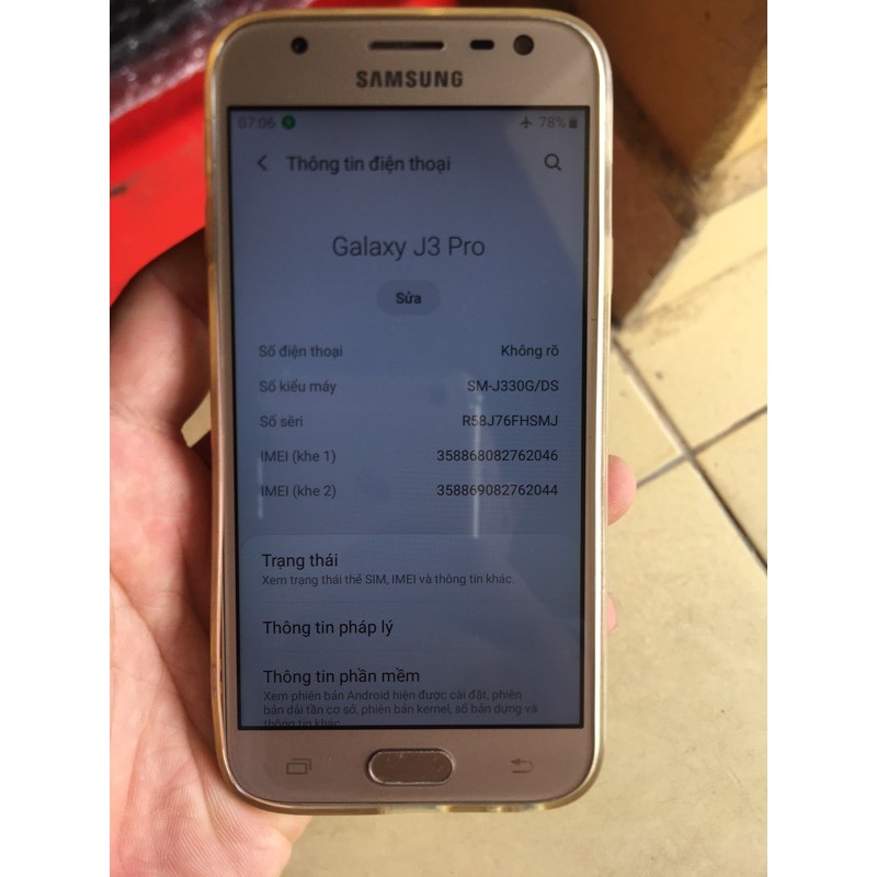 Điện thoại Samsung J3 pro (j330)