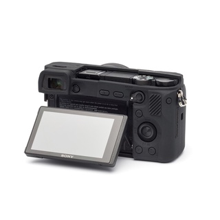 Bao silicon bảo vệ máy ảnh sony a6000/a6300 - đen